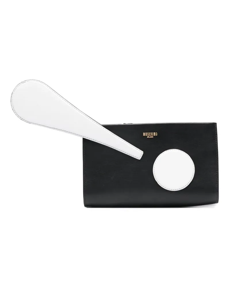 Moschino Clutch - Schwarz Schwarz