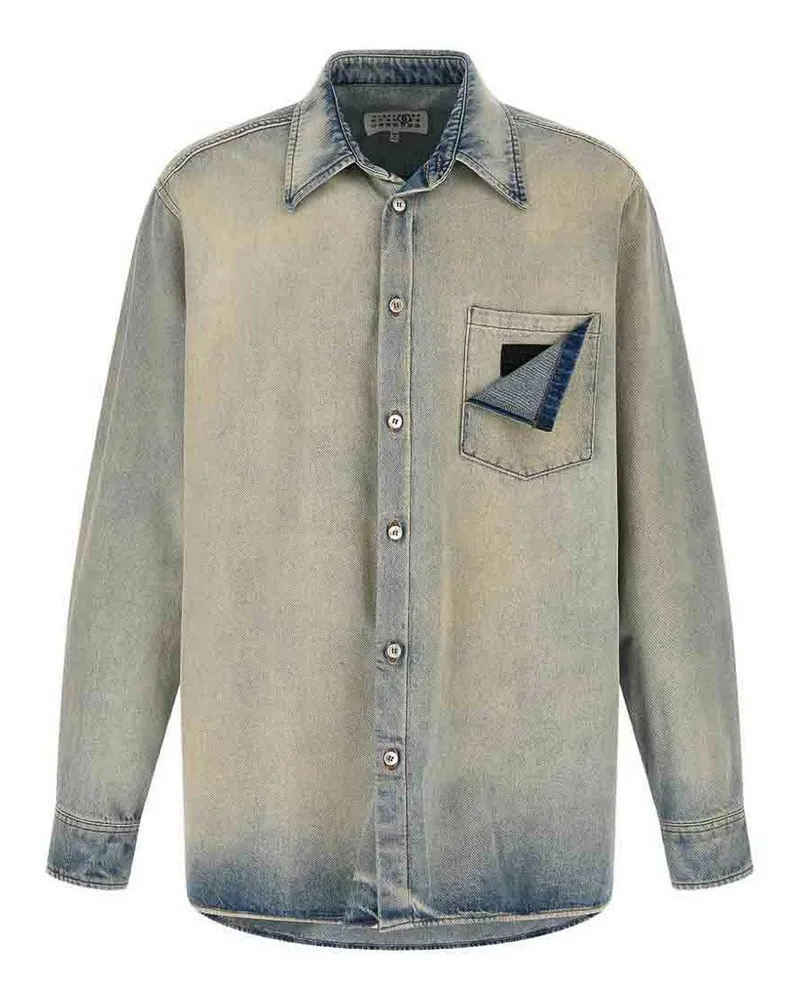 Maison Margiela T-Shirt - Blau Blau