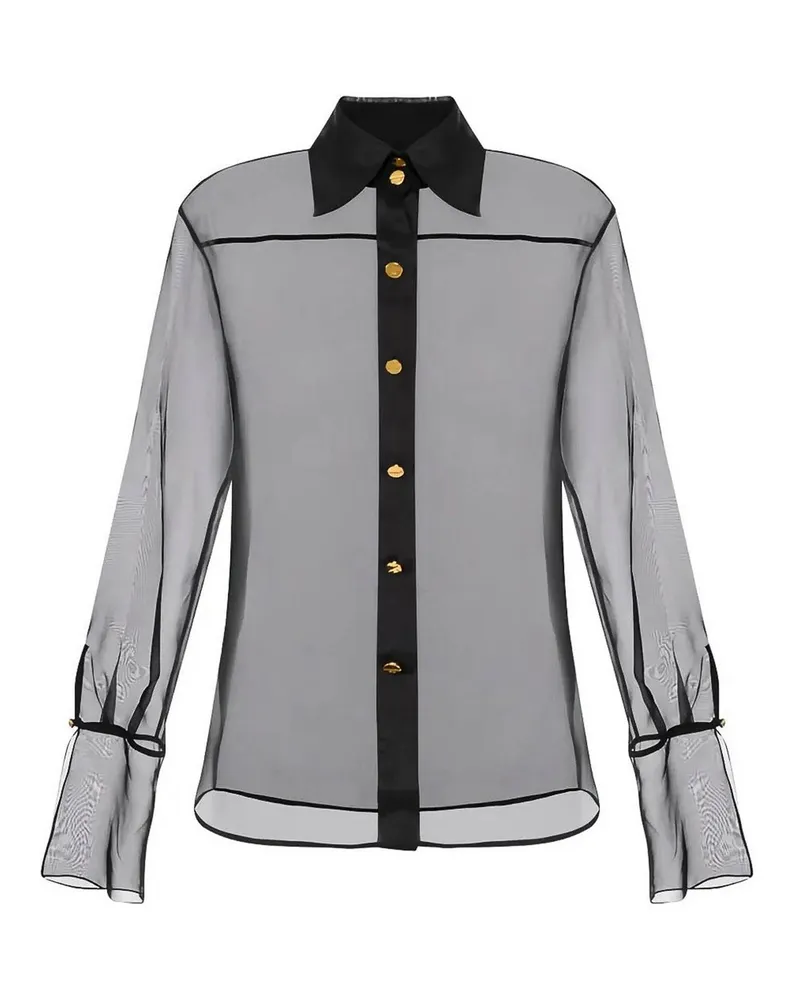 Elisabetta Franchi Hemd - Schwarz Schwarz