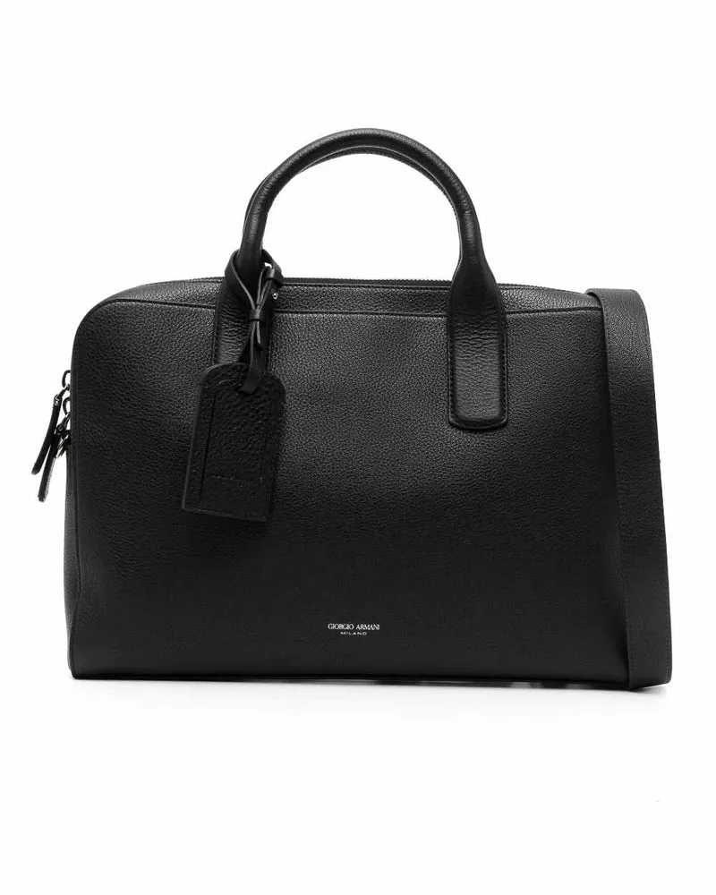 Giorgio Armani Reisetasche - Schwarz 