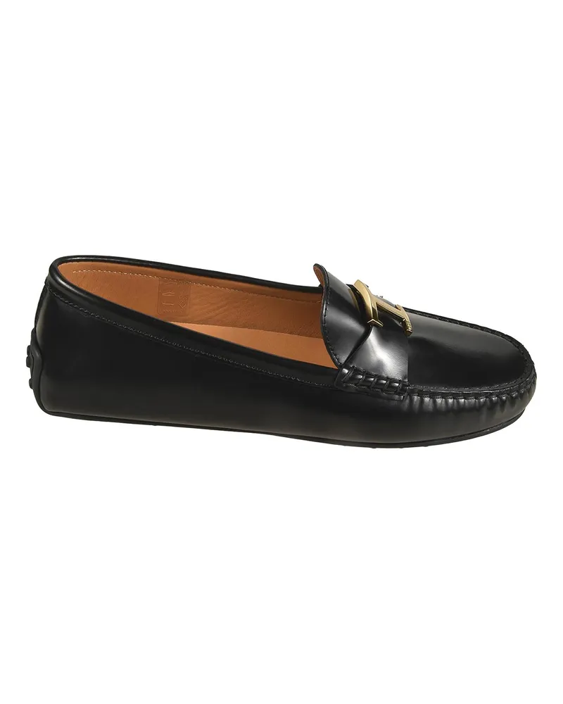 TOD'S Mokassins aus Leder Schwarz