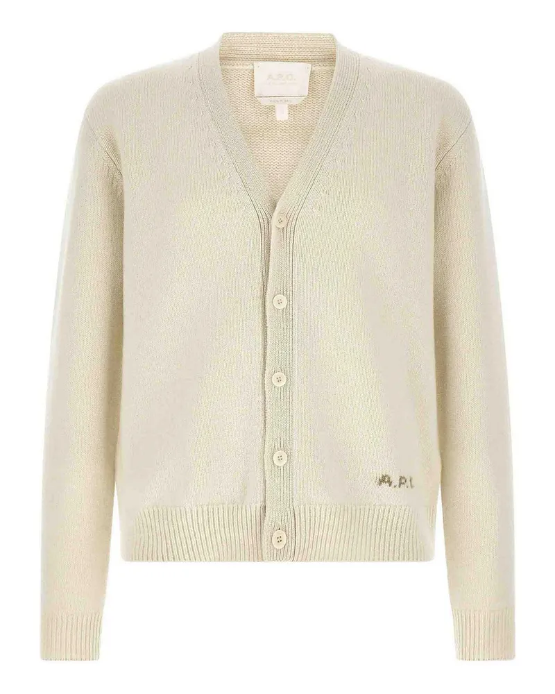 A.P.C. A. P.C. Cardigan - Weiß Weiß
