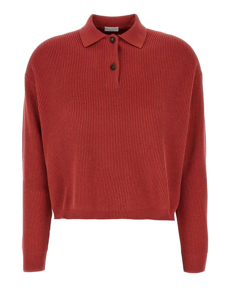 Brunello Cucinelli Poloshirt - Rot Rot