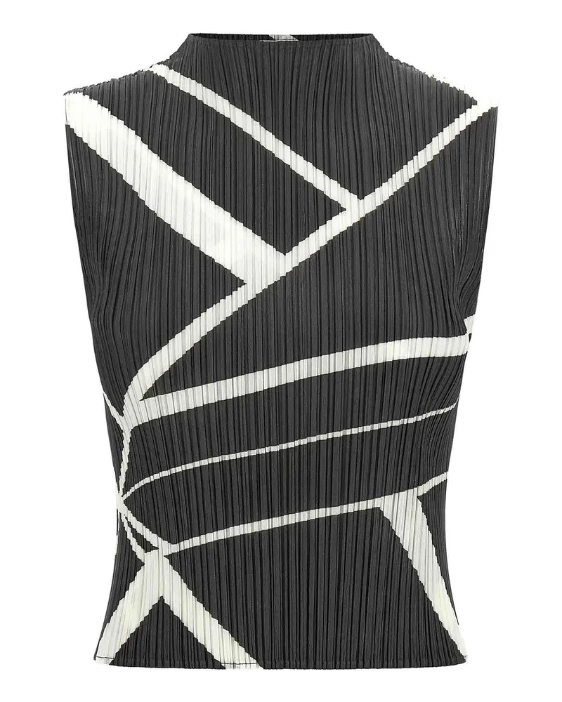 Issey Miyake Bluse - Grau Grau