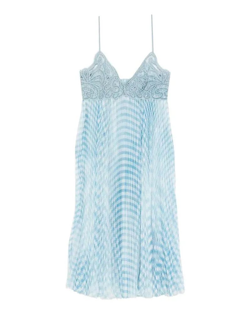 Ermanno Scervino Knielanges Kleid - Hellblau Hellblau