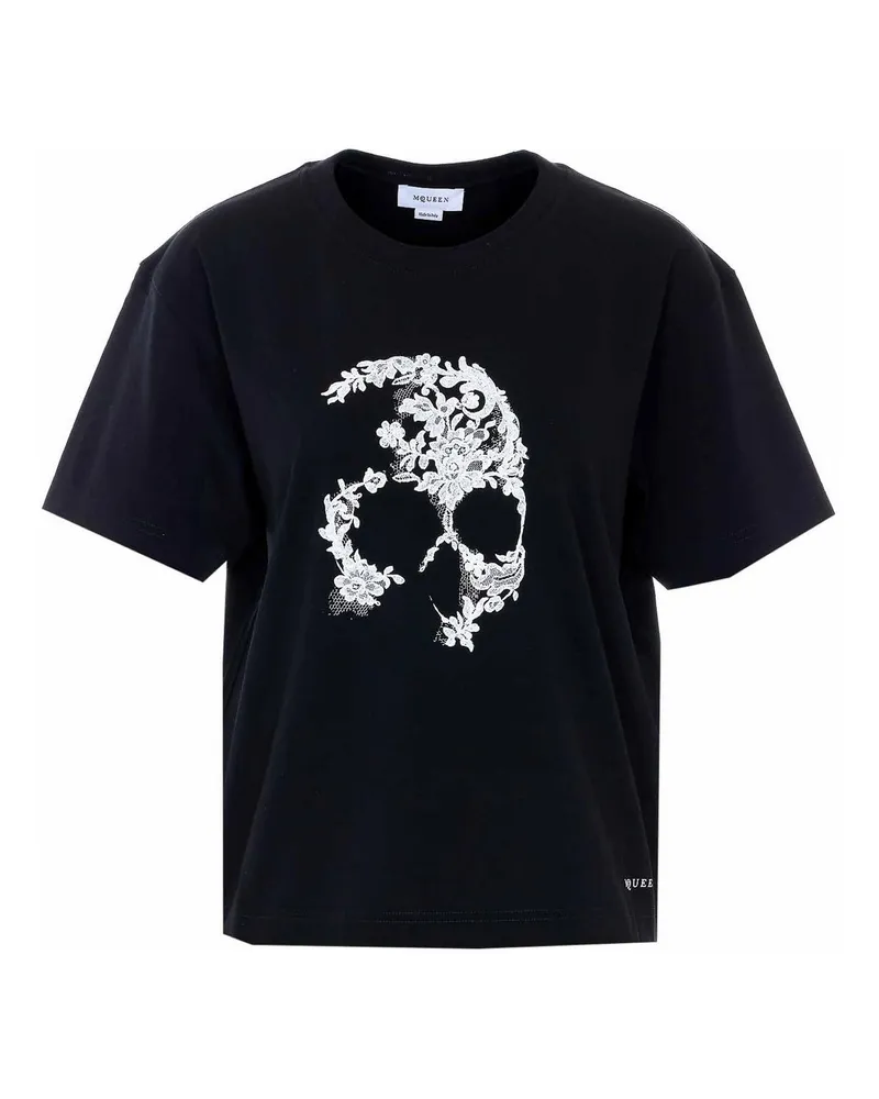 Alexander McQueen T-Shirt - Schwarz Schwarz