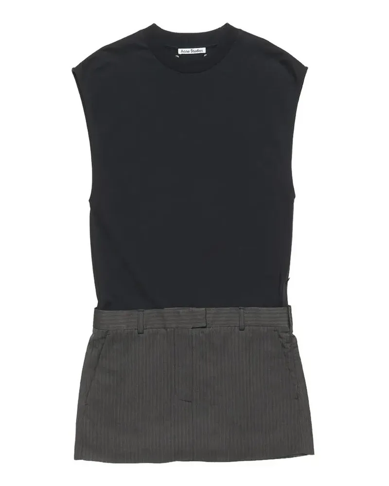 Acne Studios Knielanges Kleid - Schwarz Schwarz
