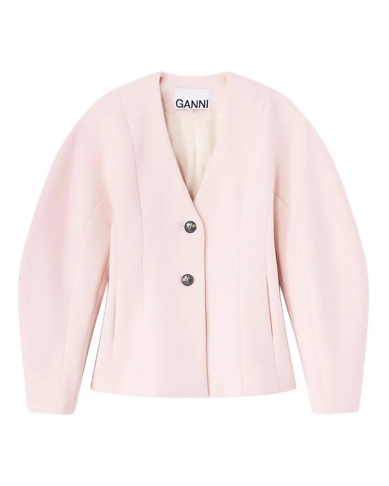 Ganni Blazer - Nude Nude
