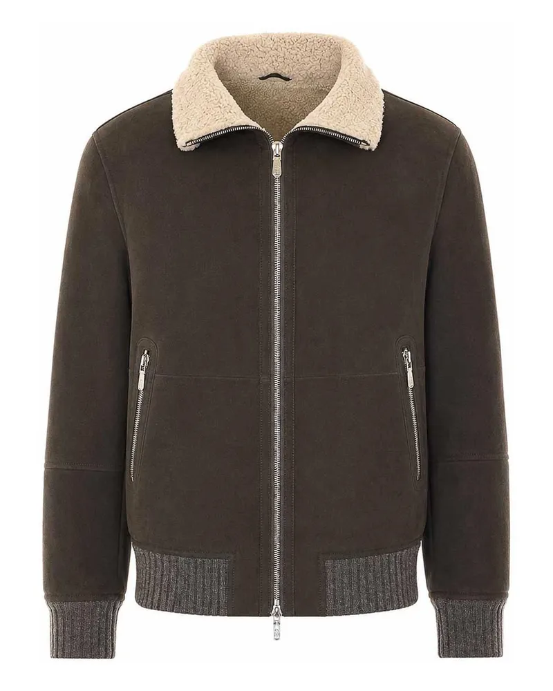 Brunello Cucinelli Bomberjacke - Grau Grau
