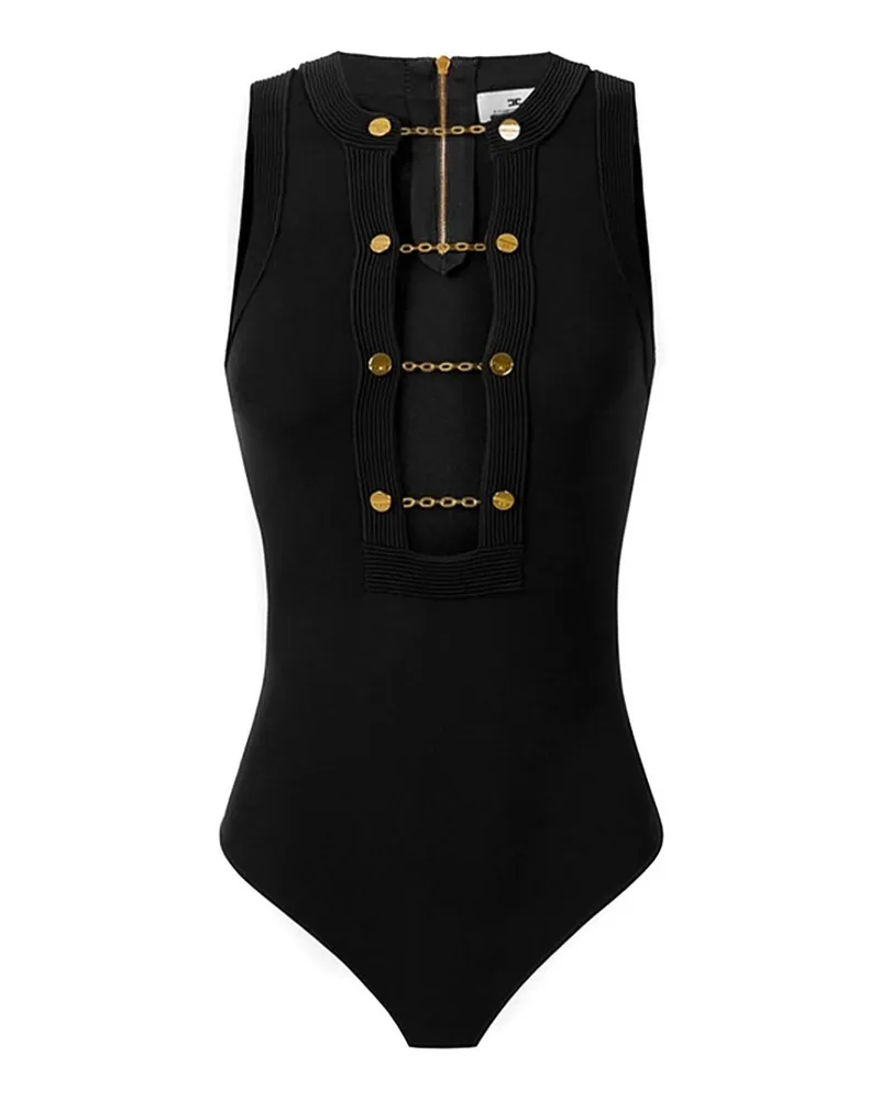 Elisabetta Franchi Top - Schwarz Schwarz