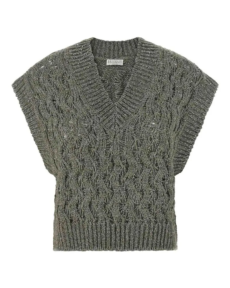 Brunello Cucinelli Weste - Grün Grün