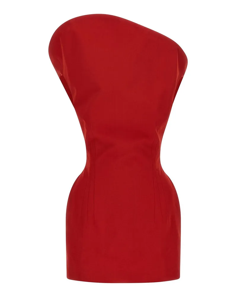 Magda Butrym Knielanges Kleid - Rot Rot