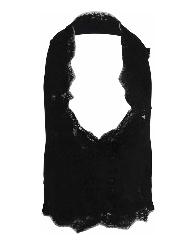 Ermanno Scervino Weste - Schwarz Schwarz