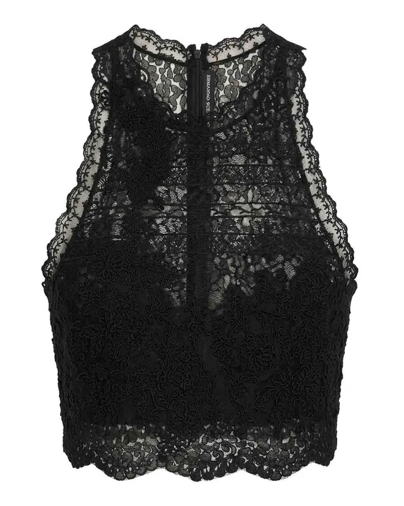 Ermanno Scervino Top - Schwarz Schwarz