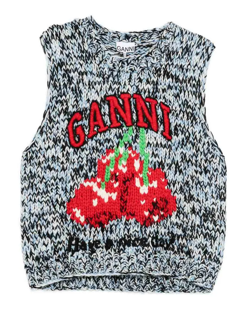 Ganni Weste - Blau Blau