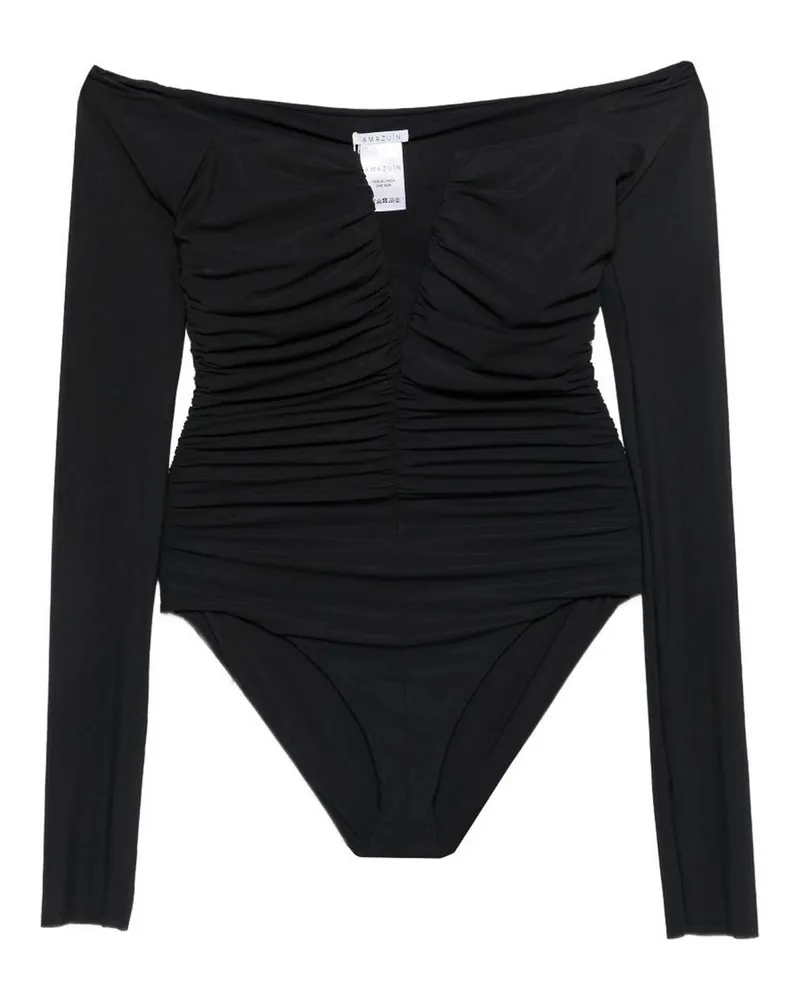 Amazuìn Top - Schwarz Schwarz
