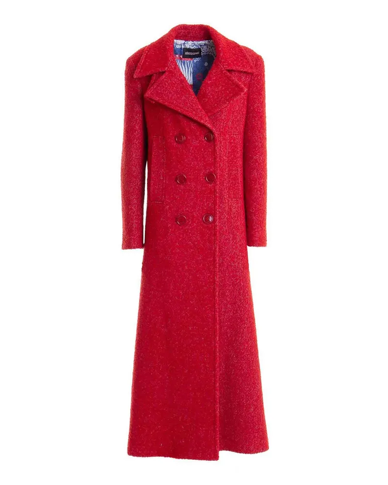 Roberto Cavalli Kurzer Mantel - Rot Rot