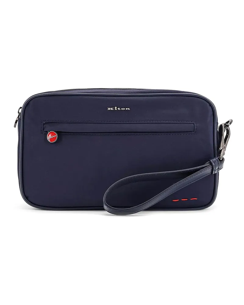 Kiton Clutch - Blau Blau