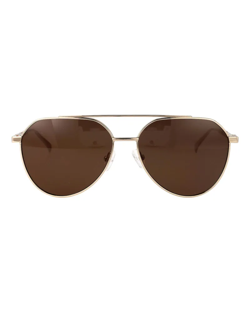Alexander McQueen Sonnenbrille - Gold Gold