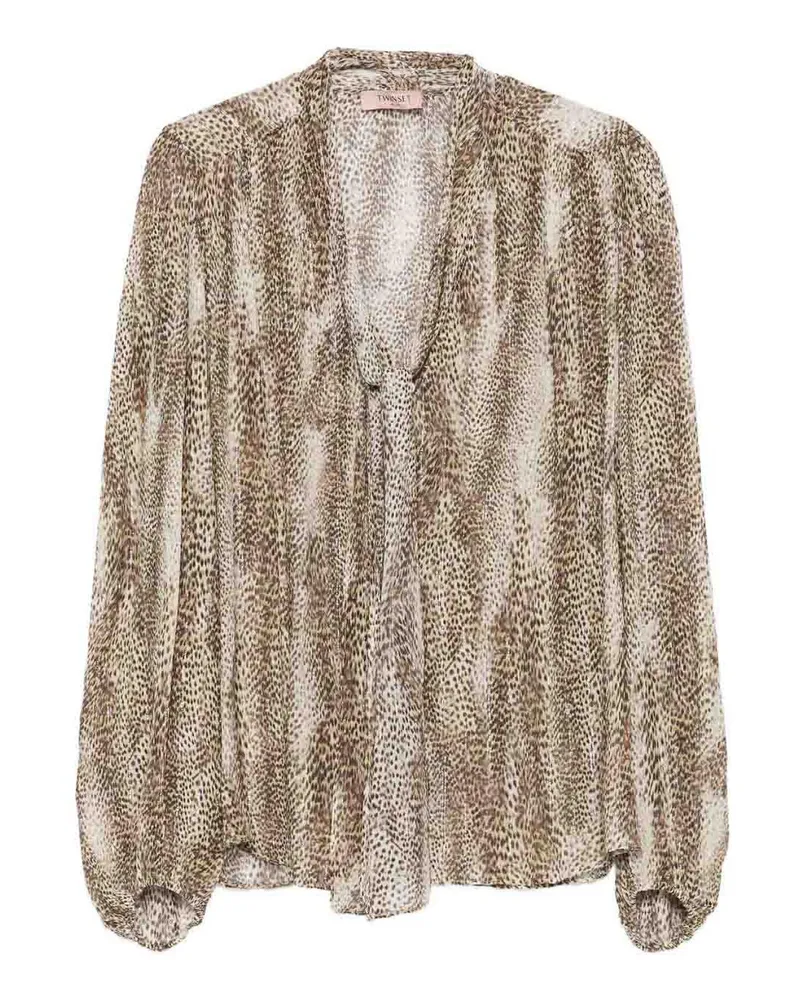 Twin-Set Bluse - Braun Braun