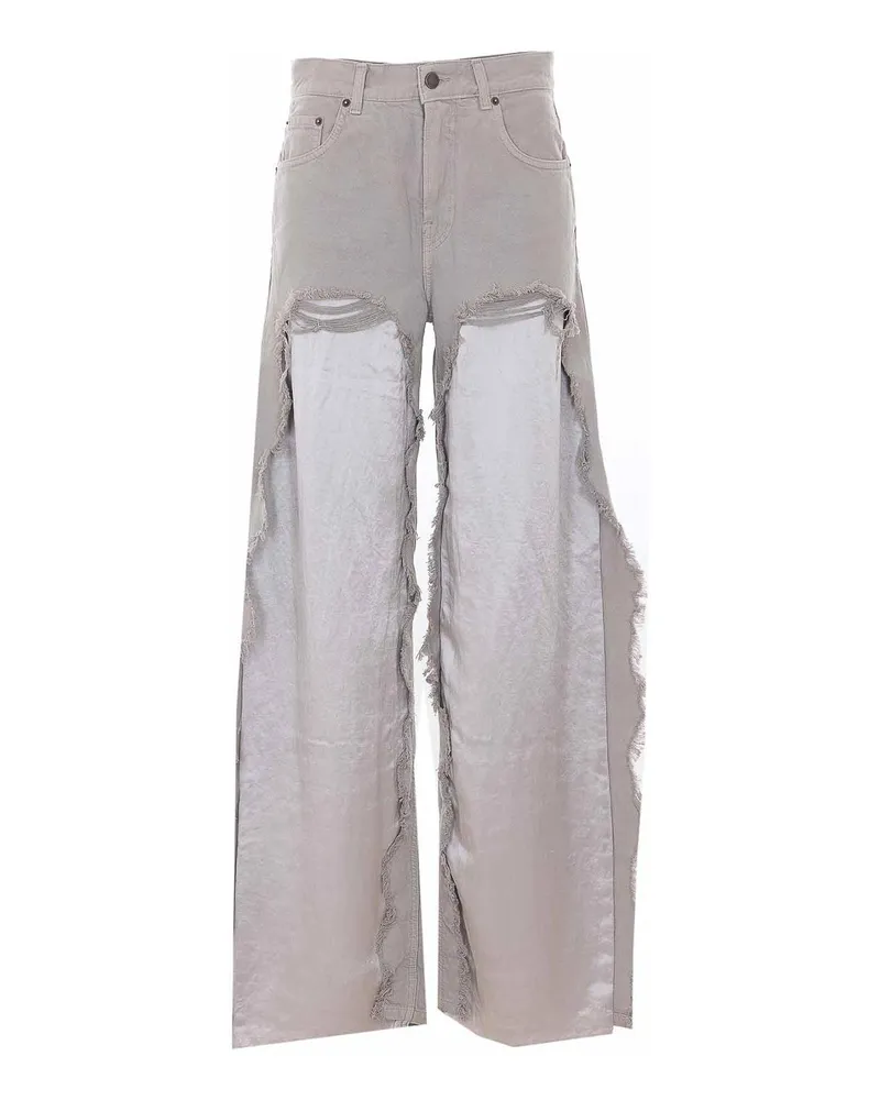 Haikure Straight Leg Jeans - Grau Grau