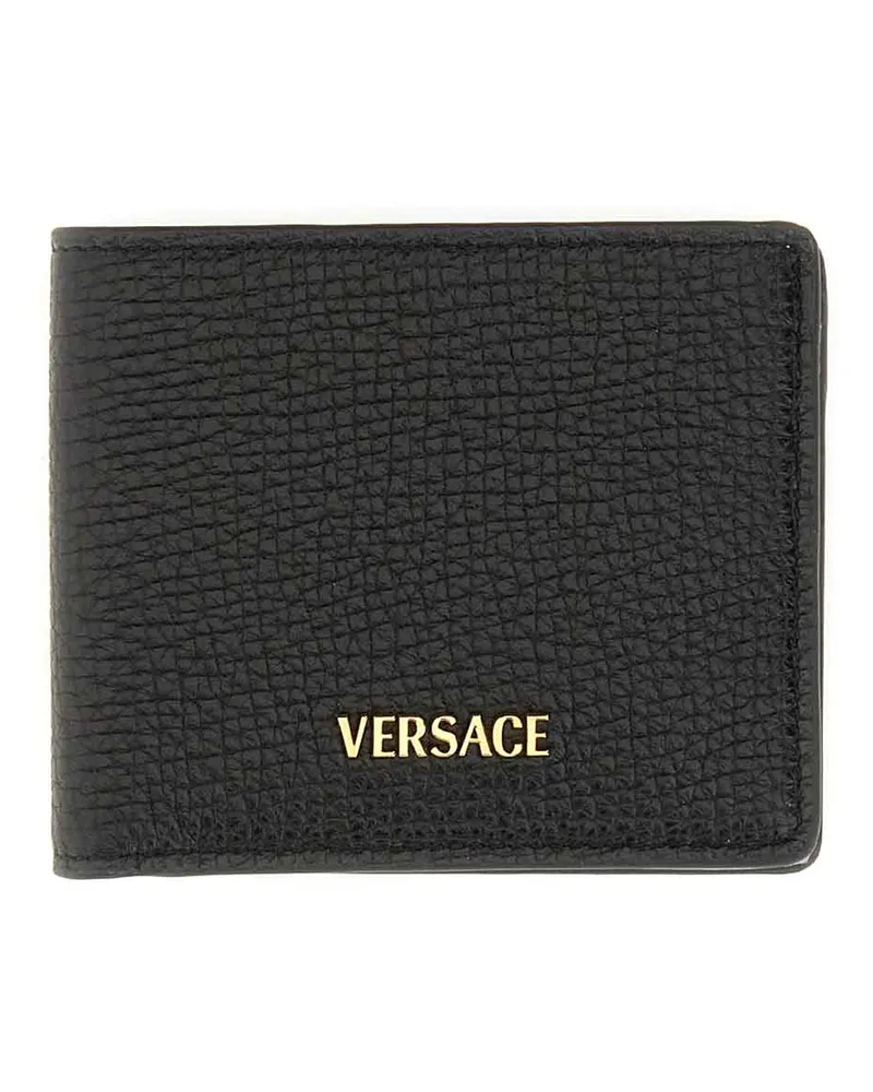 Versace Portemonnaie - Schwarz Schwarz