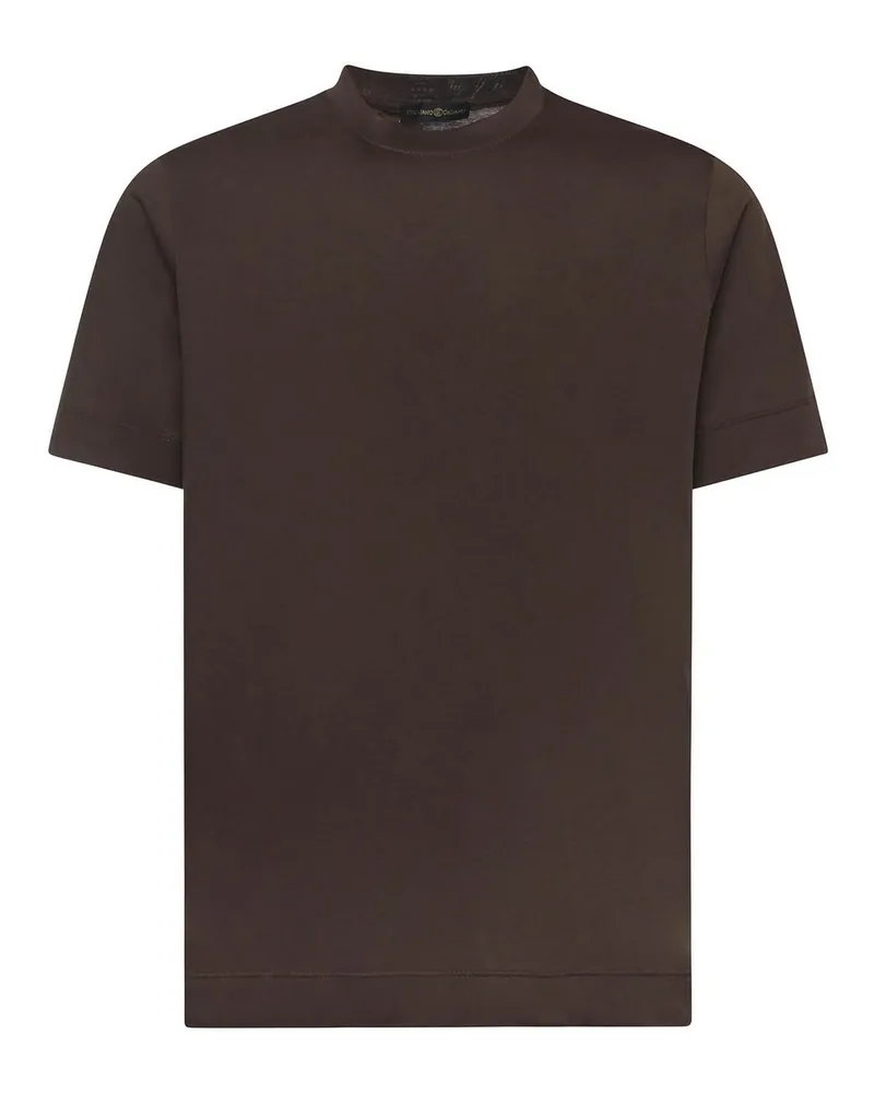 Giuliano Galiano T-Shirt - Dunkelbraun Dunkelbraun
