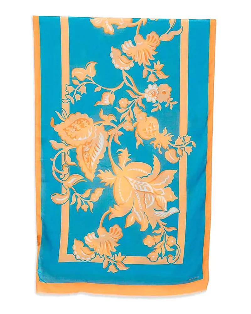 Etro Schal - Blau Blau