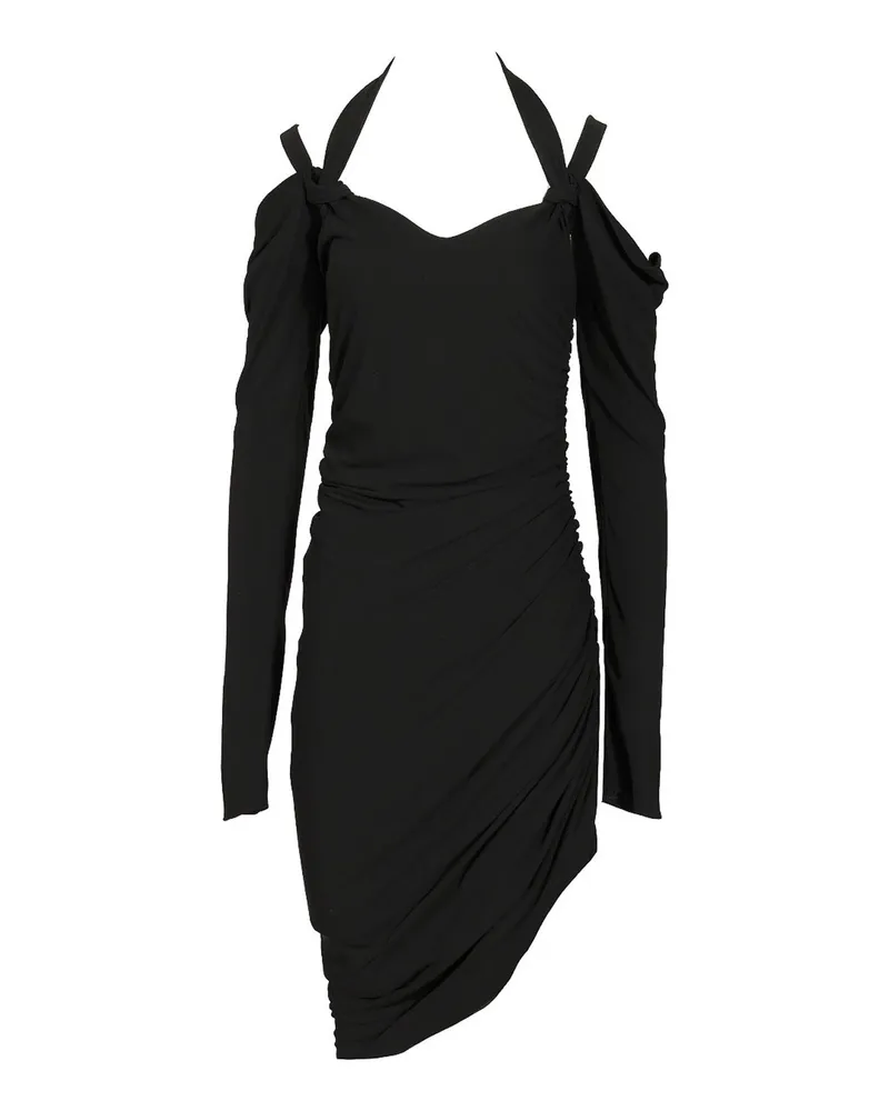 ATTICO Knielanges Kleid - Schwarz Schwarz