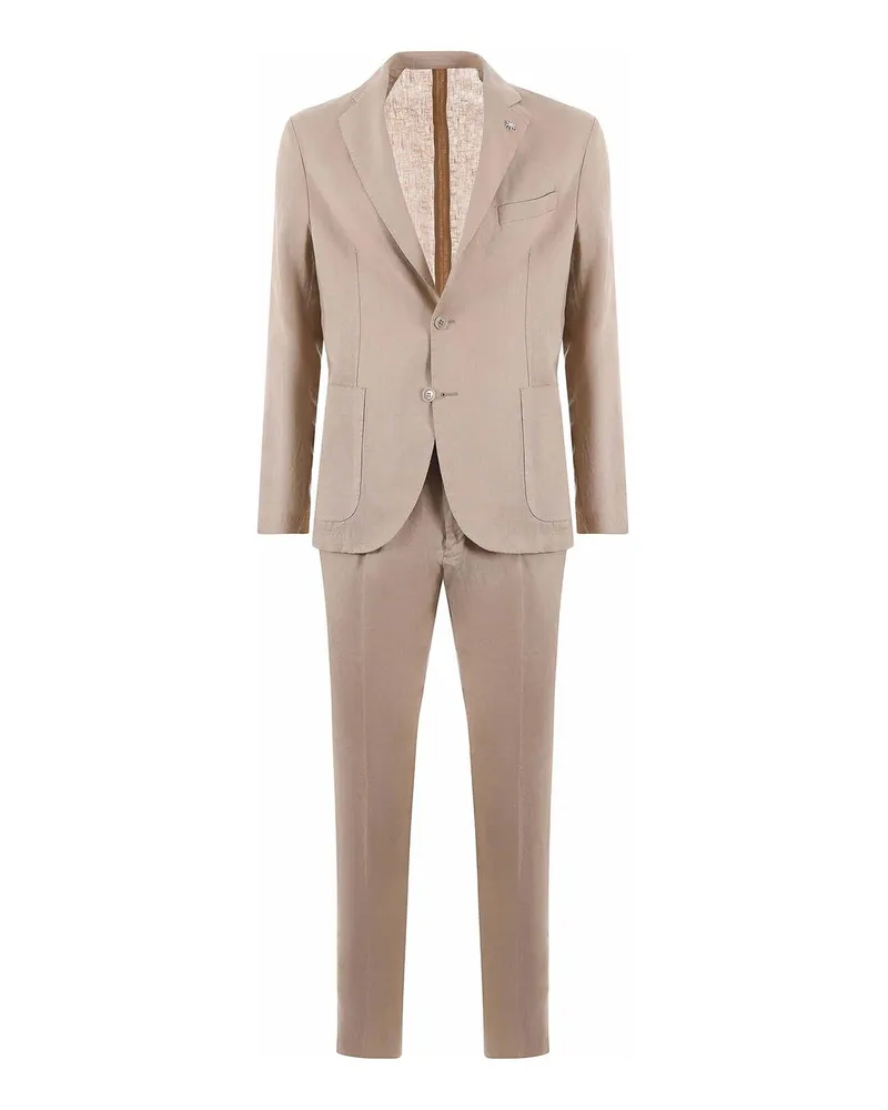 Manuel Ritz Eleganter Anzug - Beige Beige