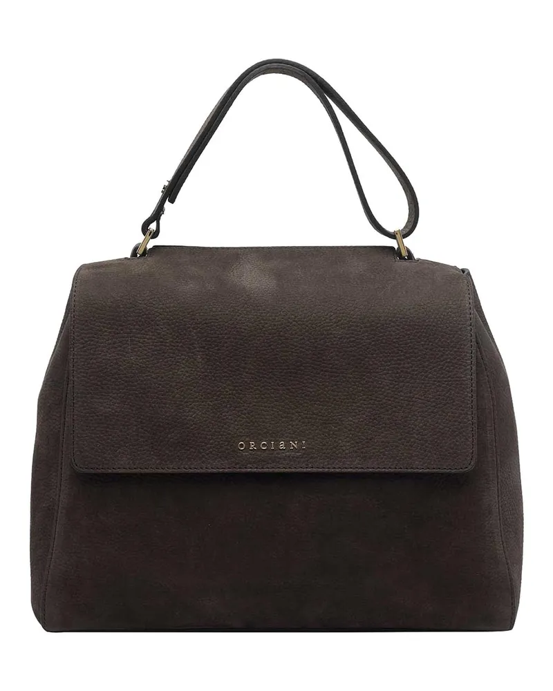 Orciani Schultertasche - Braun Braun