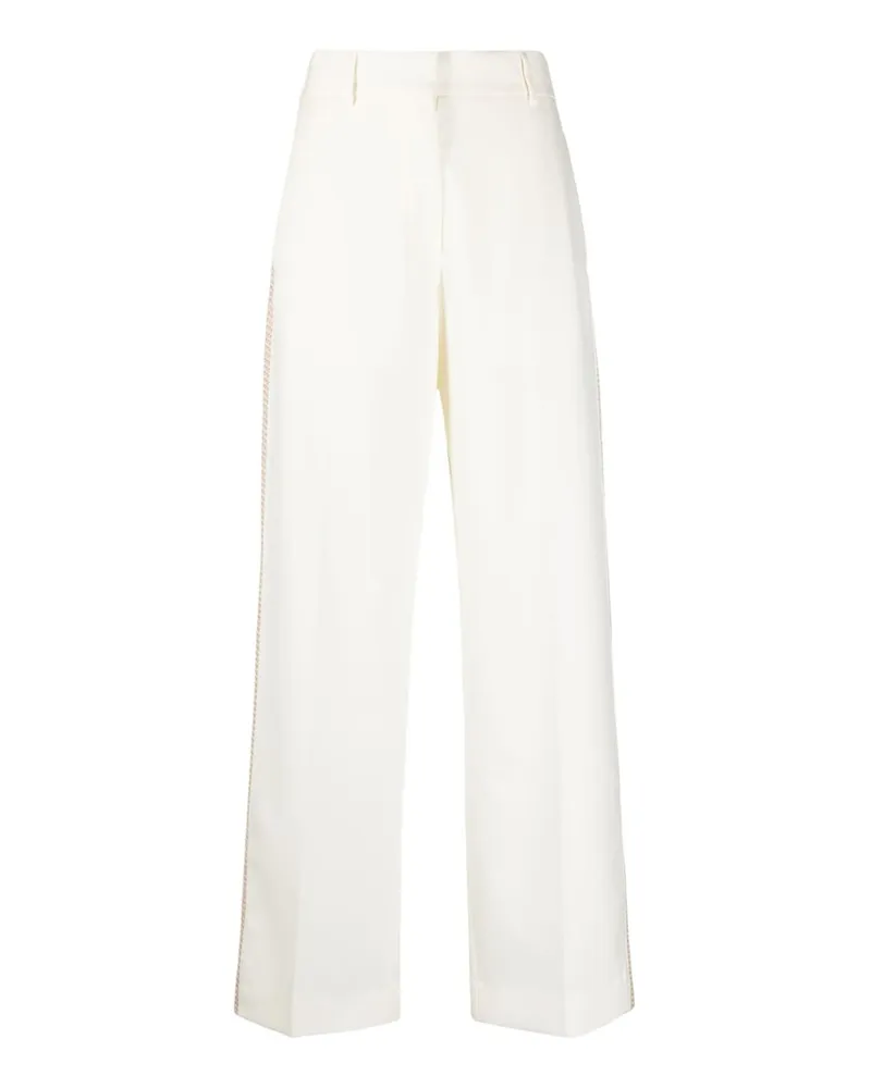 Palm Angels Casual Hose - Weiß Weiß