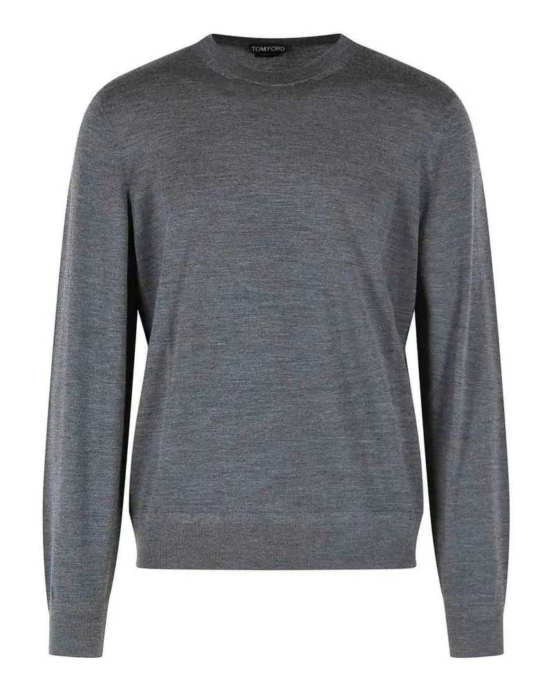 Tom Ford Rundhalspullover - Grau Grau
