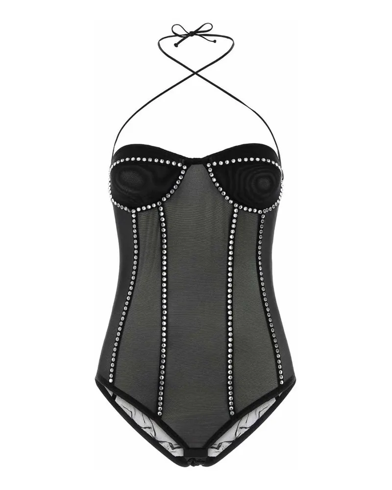 Oséree Top - Schwarz Schwarz