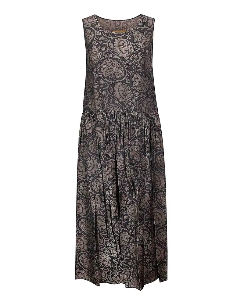 Uma Wang Maxikleid - Schwarz Schwarz