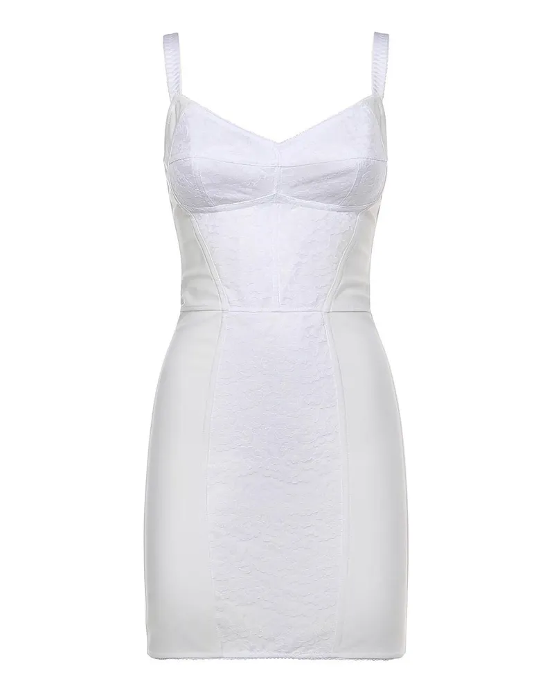 Dolce & Gabbana Knielanges Kleid - Weiß Weiß