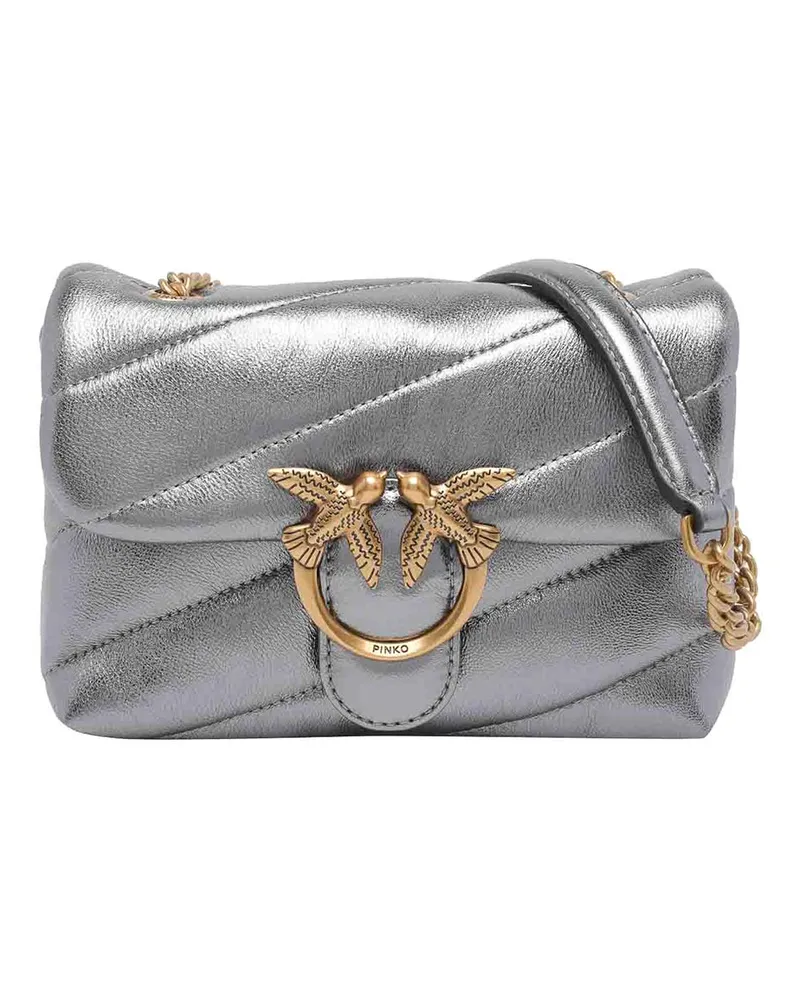 Pinko Umhängetasche - Silber Silber