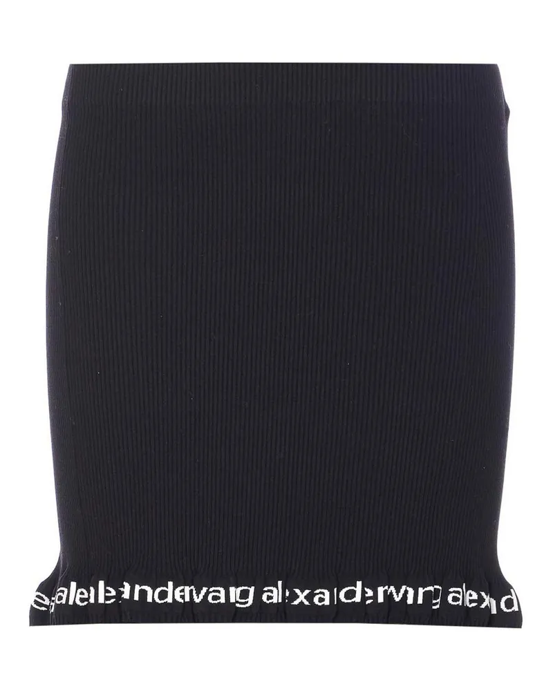 Alexander Wang Minirock - Schwarz Schwarz
