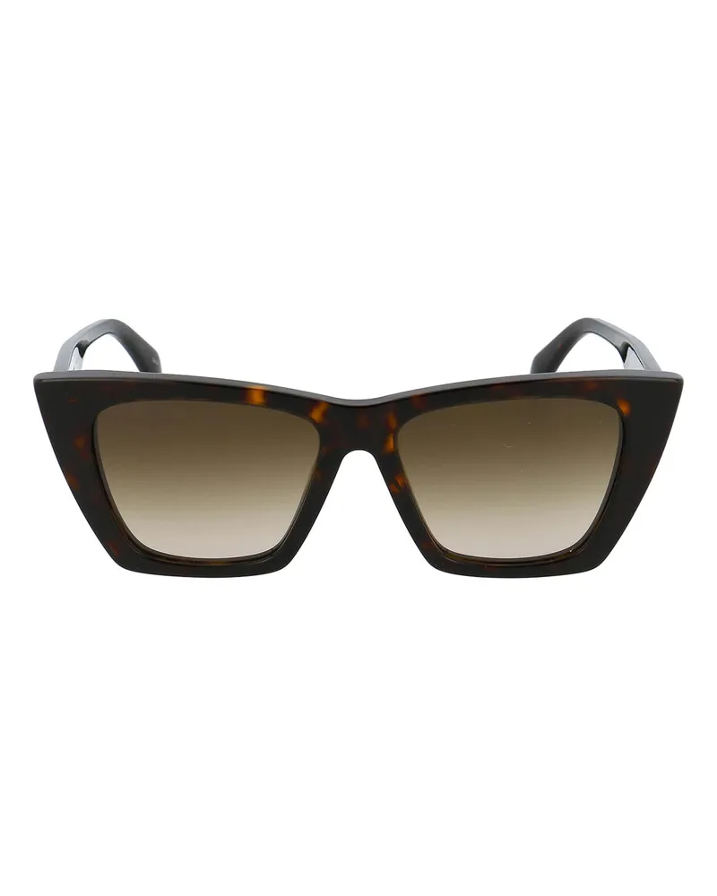 Alexander McQueen Sonnenbrille - Braun Braun