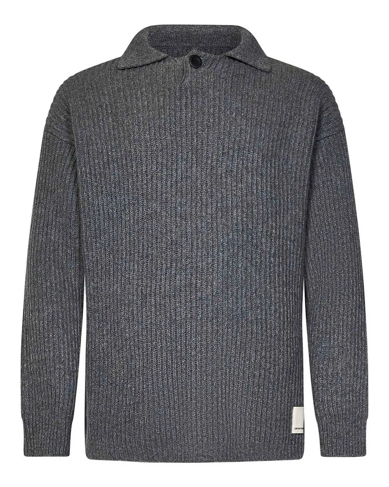 Emporio Armani Rundhalspullover - Grau Grau