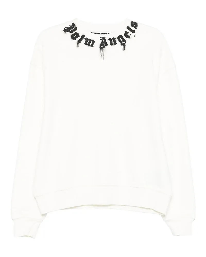Palm Angels Rundhalspullover - Weiß Weiß
