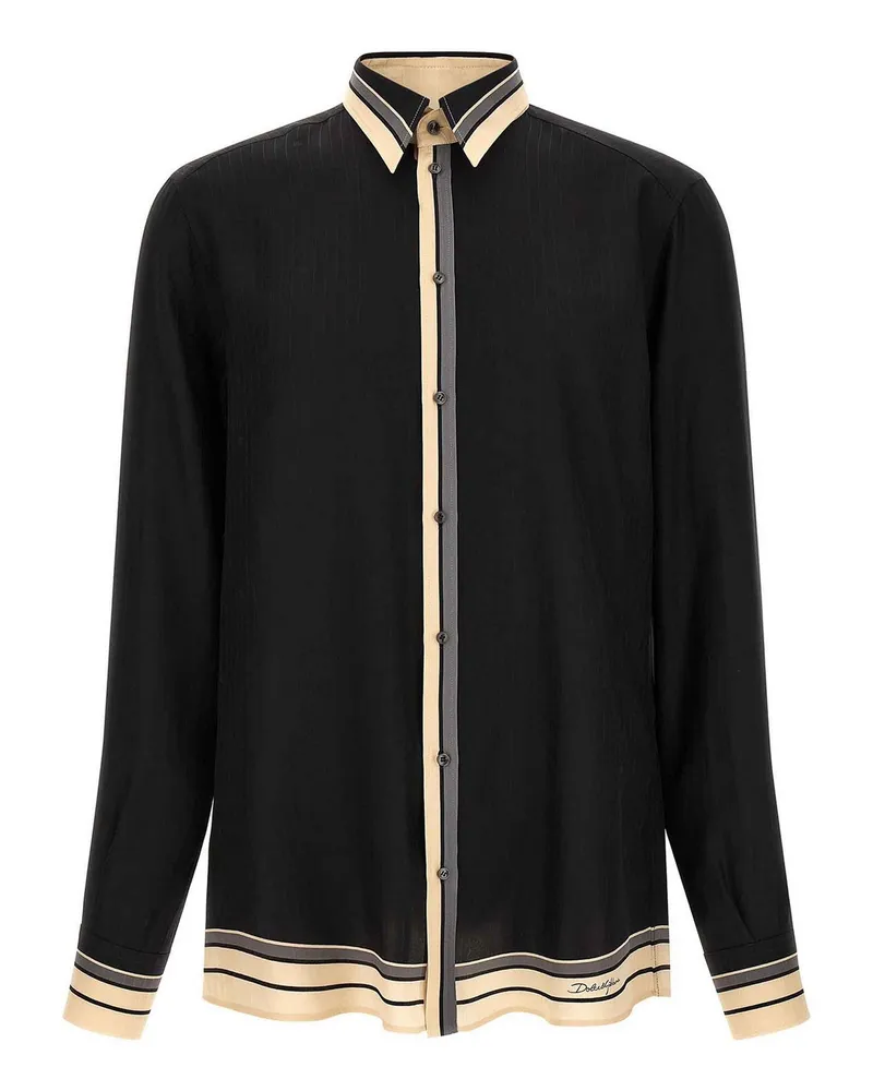 Dolce & Gabbana Hemd - Schwarz Schwarz