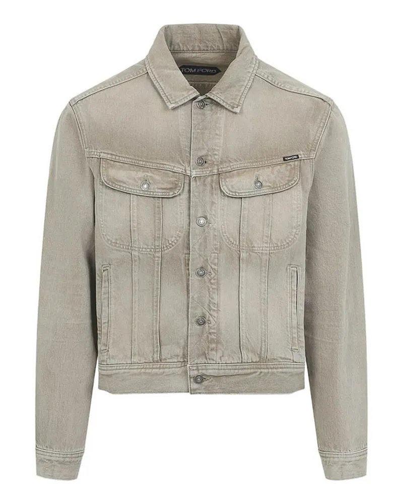 Tom Ford Jeansjacke - Grau Grau
