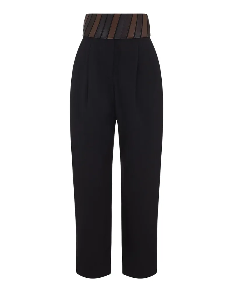 Alaïa Casual Hose - Schwarz Schwarz