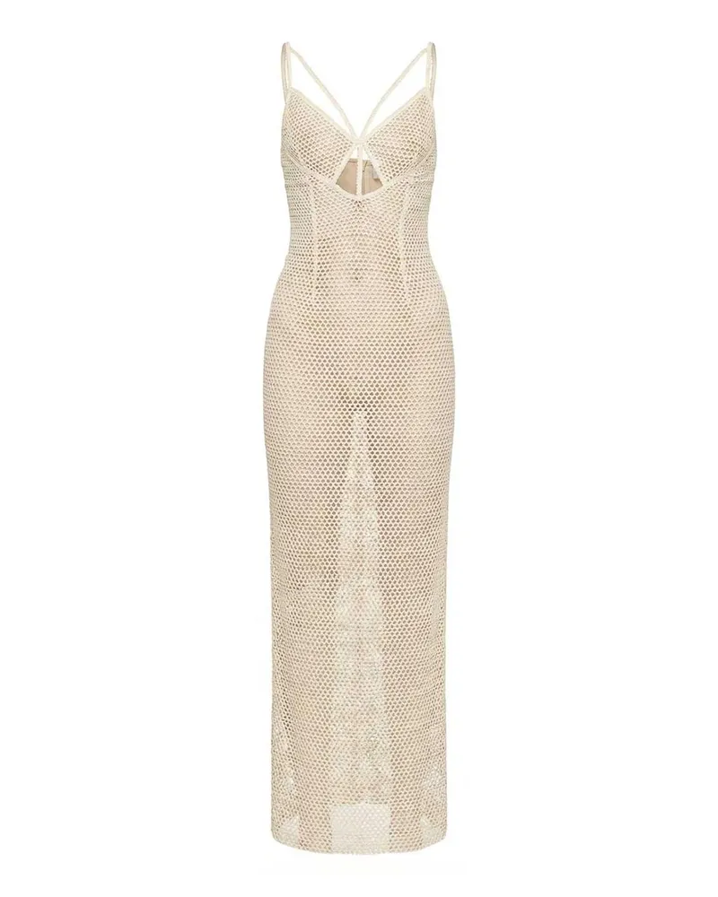 NISSA Abendkleid - Creme Creme