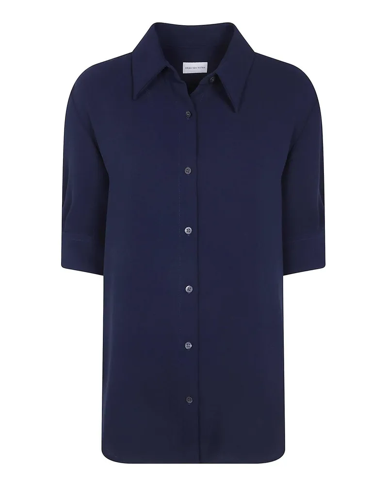 Dries van Noten Hemd - Blau Blau