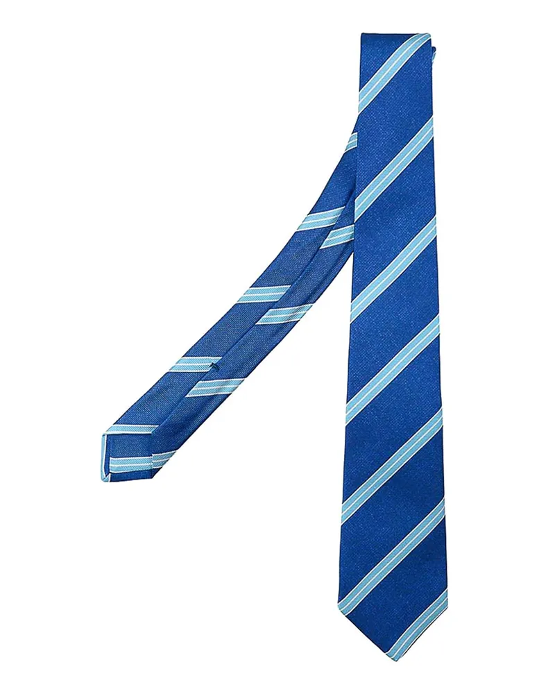 Kiton Krawatte - Blau Blau