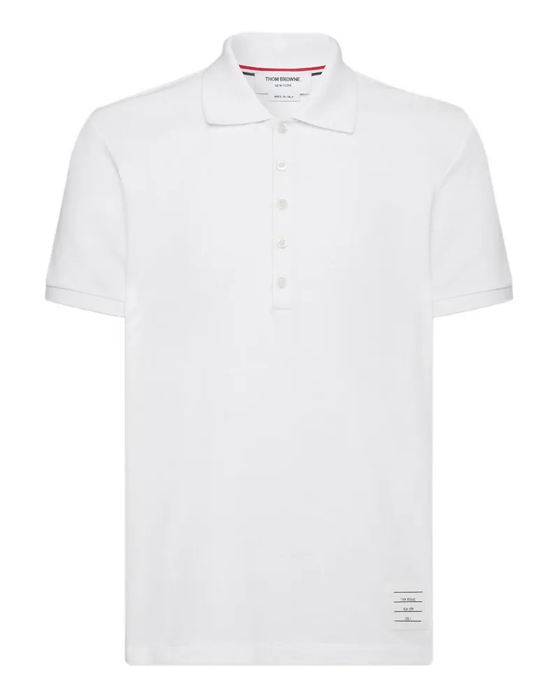 Thom Browne Poloshirt - Weiß Weiß