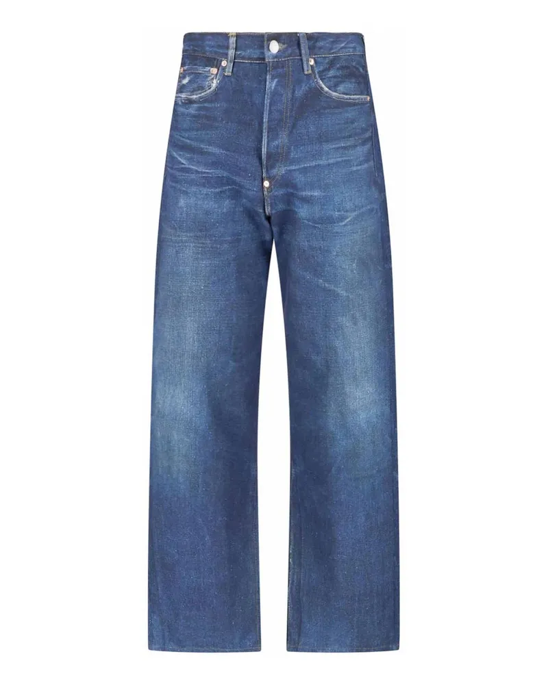 Junya Watanabe Straight Leg Jeans - Blau Blau
