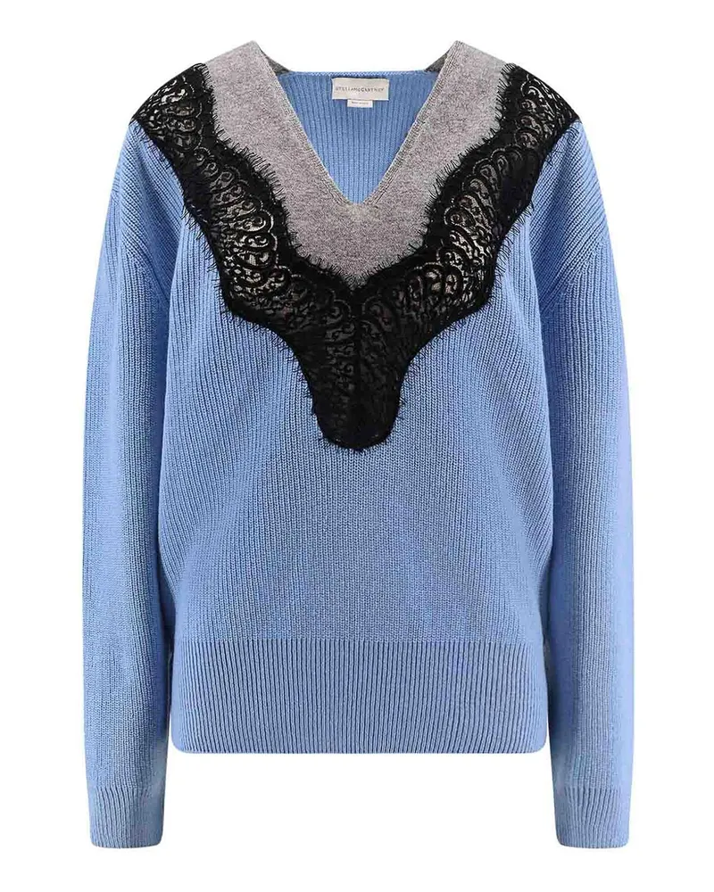 Stella McCartney U-Boot-Pullover - Blau Blau